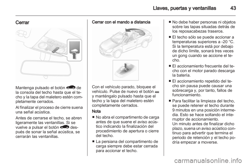 OPEL ASTRA H 2013  Manual de Instrucciones (in Spanish) 