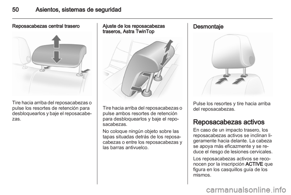 OPEL ASTRA H 2013  Manual de Instrucciones (in Spanish) 