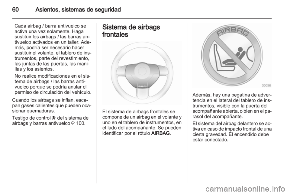 OPEL ASTRA H 2013  Manual de Instrucciones (in Spanish) 