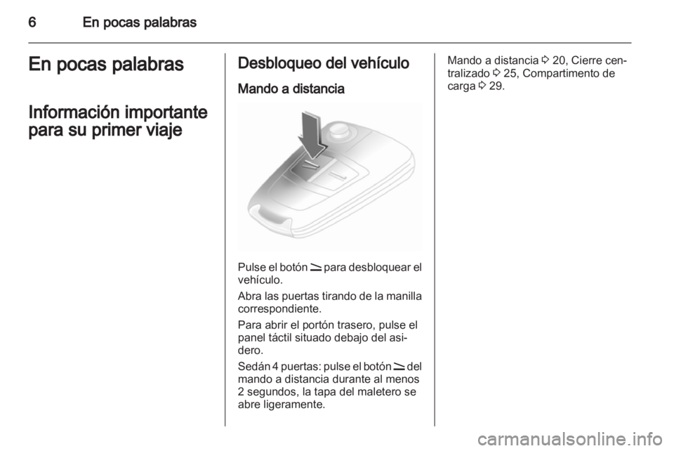 OPEL ASTRA H 2013  Manual de Instrucciones (in Spanish) 