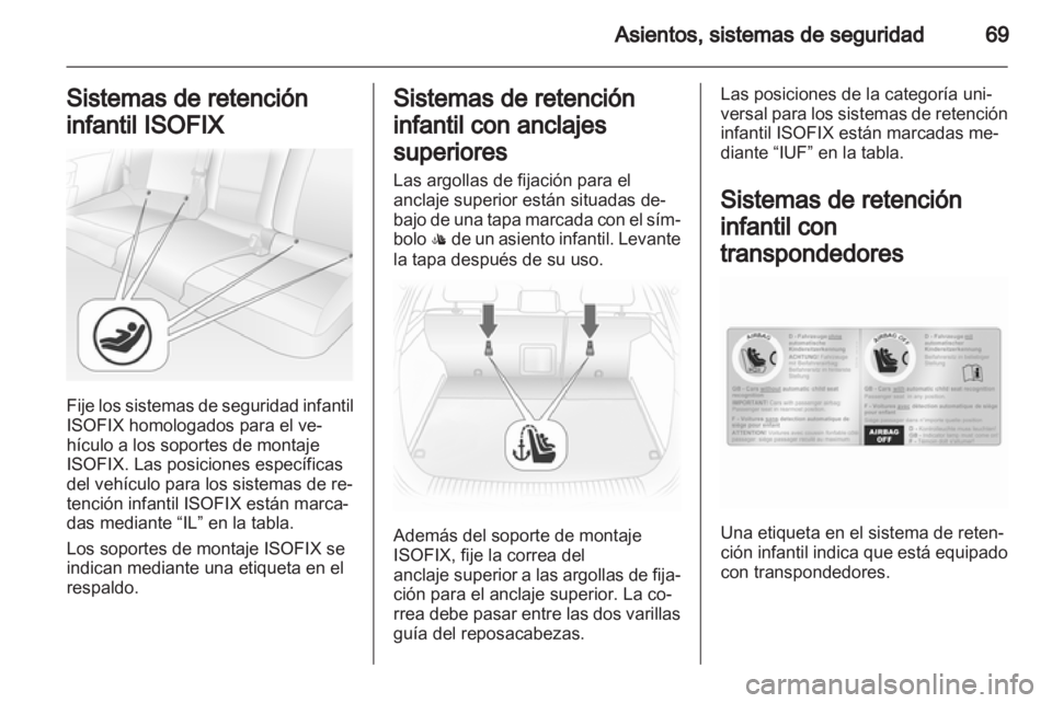 OPEL ASTRA H 2013  Manual de Instrucciones (in Spanish) 