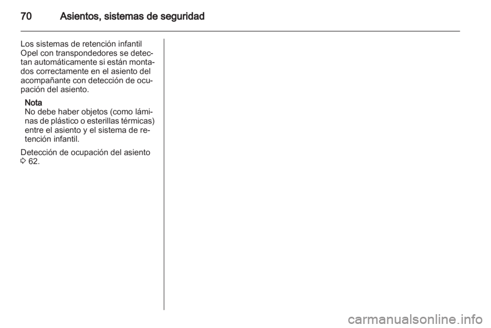 OPEL ASTRA H 2013  Manual de Instrucciones (in Spanish) 