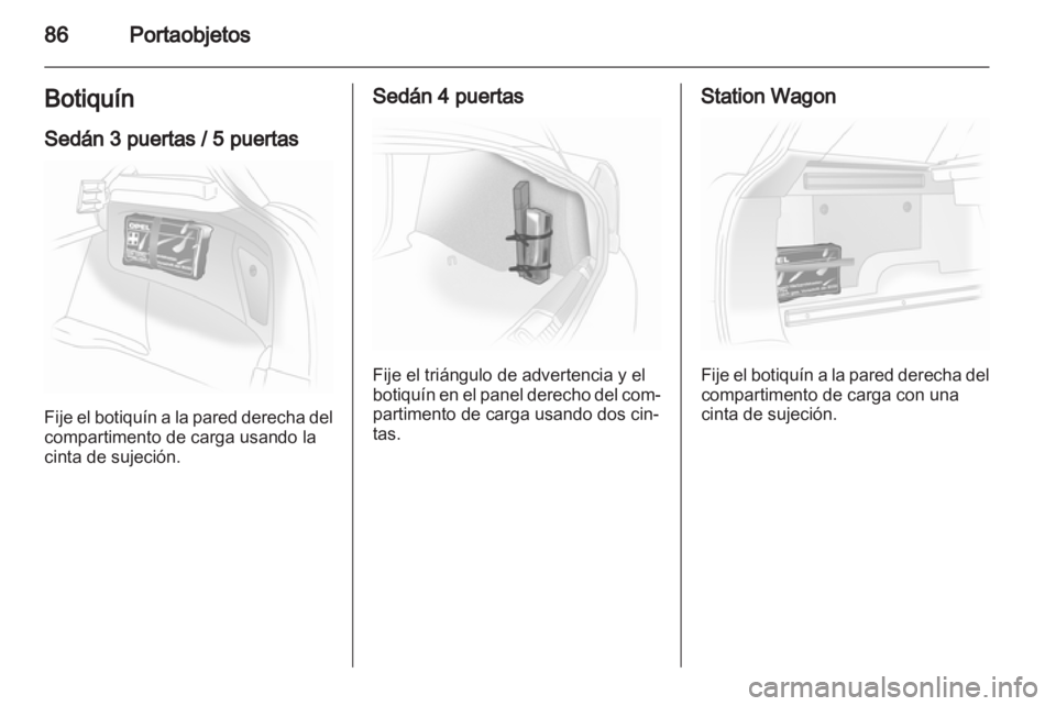 OPEL ASTRA H 2013  Manual de Instrucciones (in Spanish) 