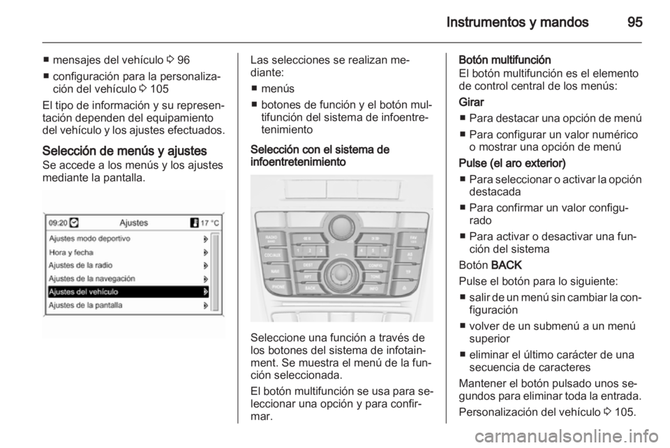 OPEL ASTRA J 2010.5  Manual de Instrucciones (in Spanish) 