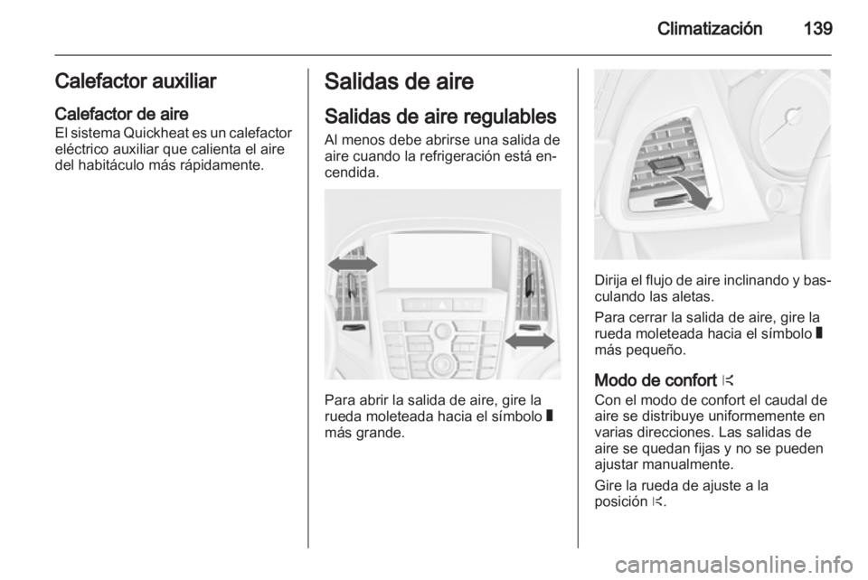 OPEL ASTRA J 2011  Manual de Instrucciones (in Spanish) 