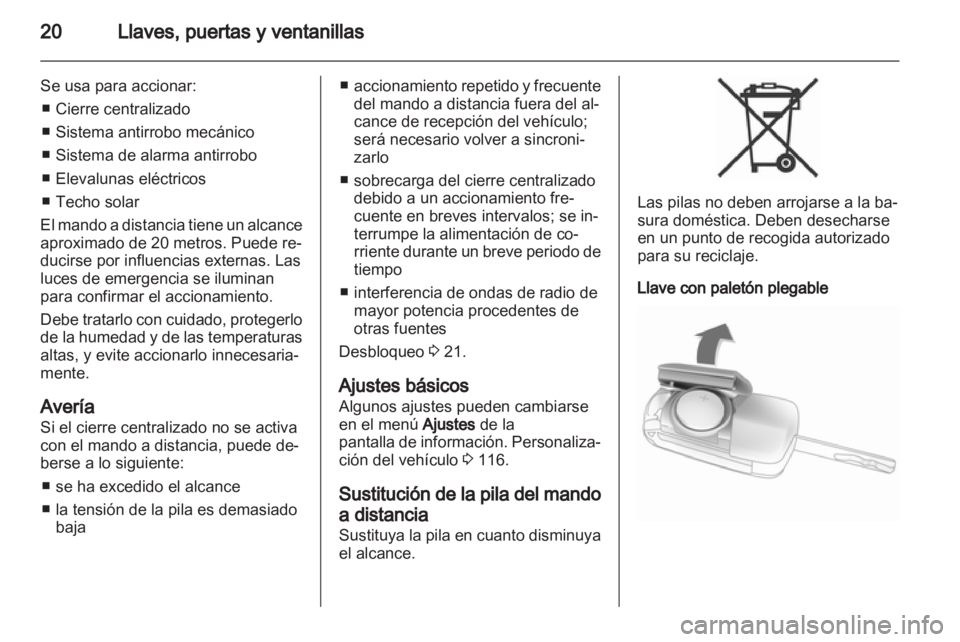 OPEL ASTRA J 2011  Manual de Instrucciones (in Spanish) 