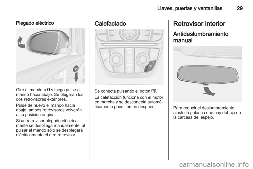 OPEL ASTRA J 2011  Manual de Instrucciones (in Spanish) 