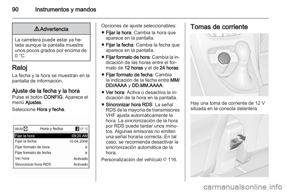 OPEL ASTRA J 2011  Manual de Instrucciones (in Spanish) 