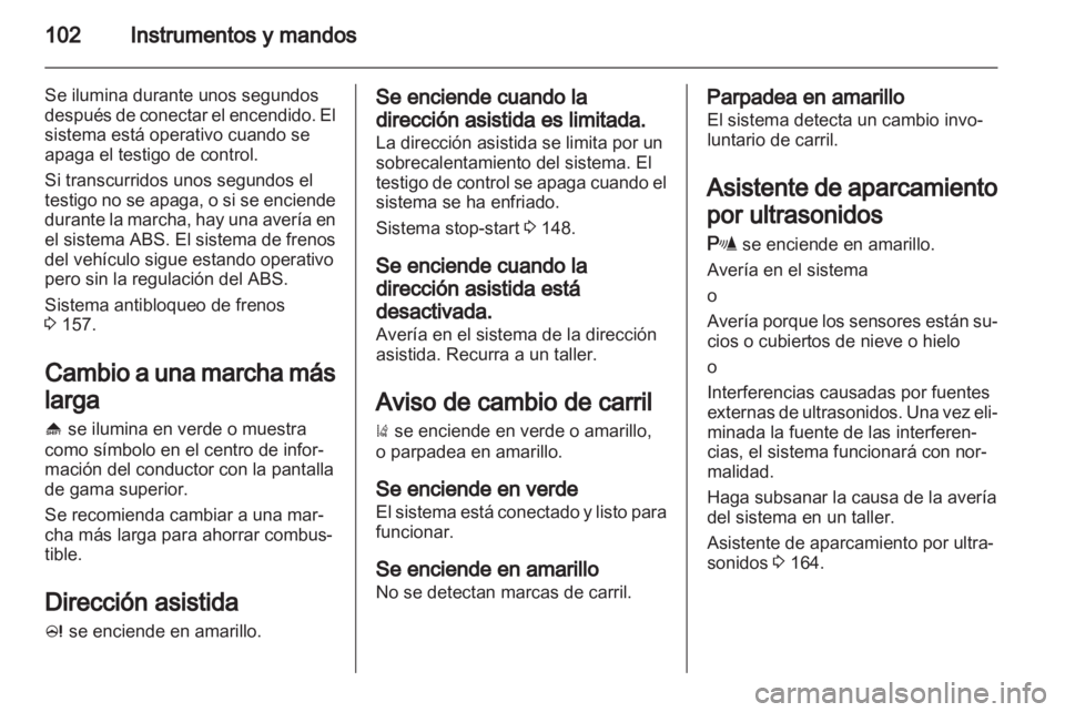 OPEL ASTRA J 2011.5  Manual de Instrucciones (in Spanish) 