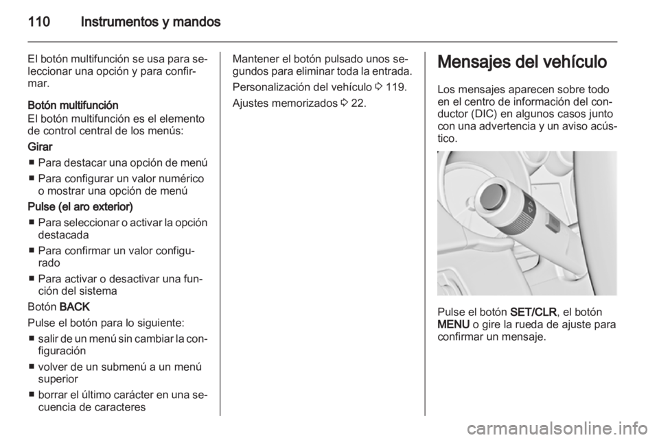 OPEL ASTRA J 2011.5  Manual de Instrucciones (in Spanish) 