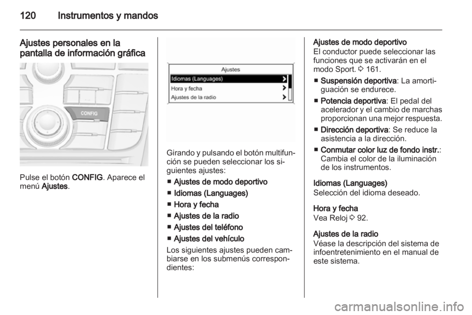 OPEL ASTRA J 2011.5  Manual de Instrucciones (in Spanish) 