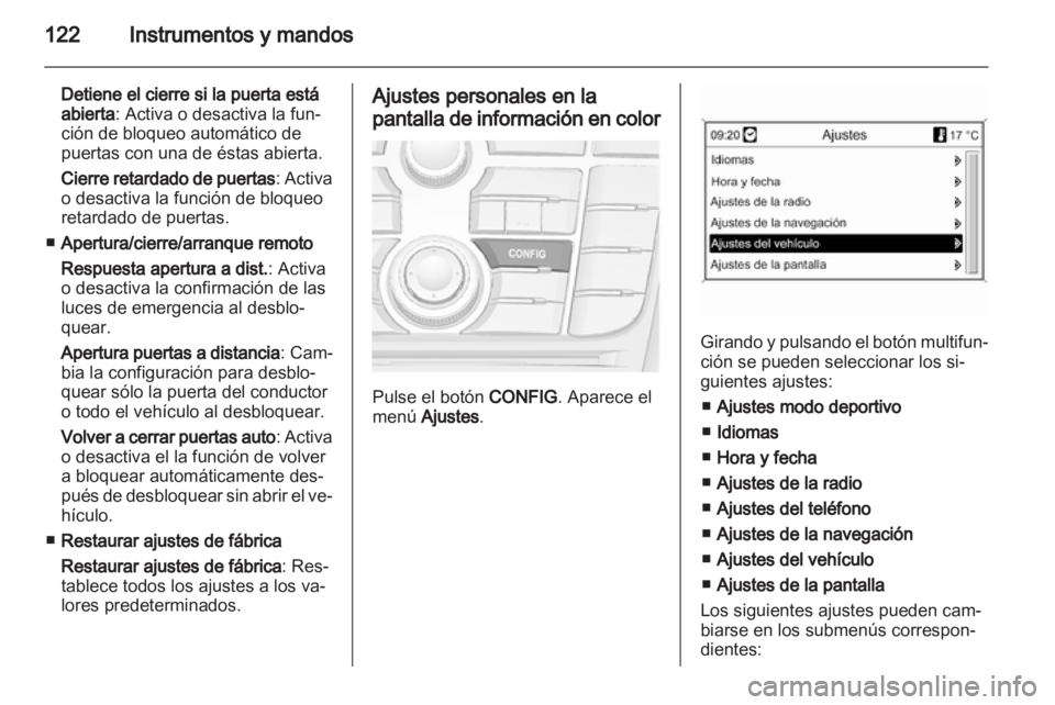 OPEL ASTRA J 2011.5  Manual de Instrucciones (in Spanish) 