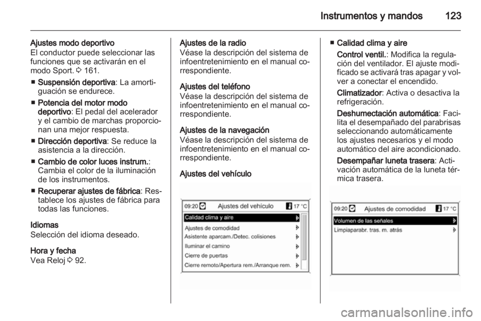 OPEL ASTRA J 2011.5  Manual de Instrucciones (in Spanish) 