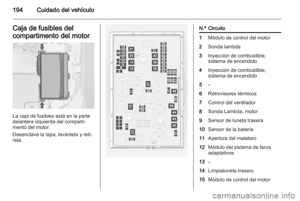 OPEL ASTRA J 2011.5  Manual de Instrucciones (in Spanish) 