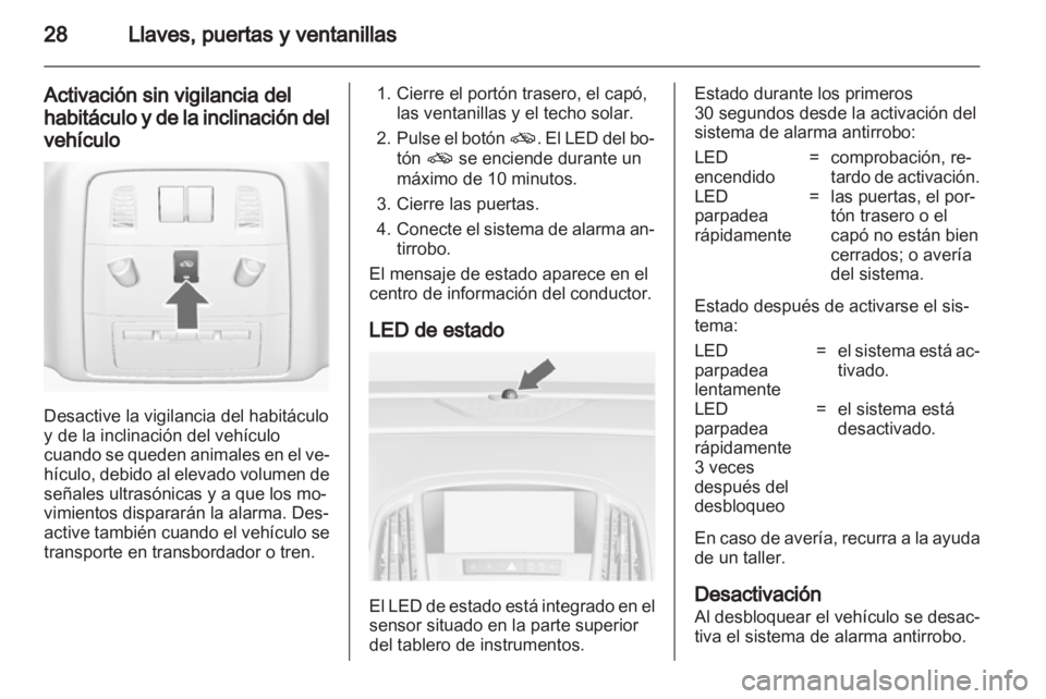OPEL ASTRA J 2011.5  Manual de Instrucciones (in Spanish) 