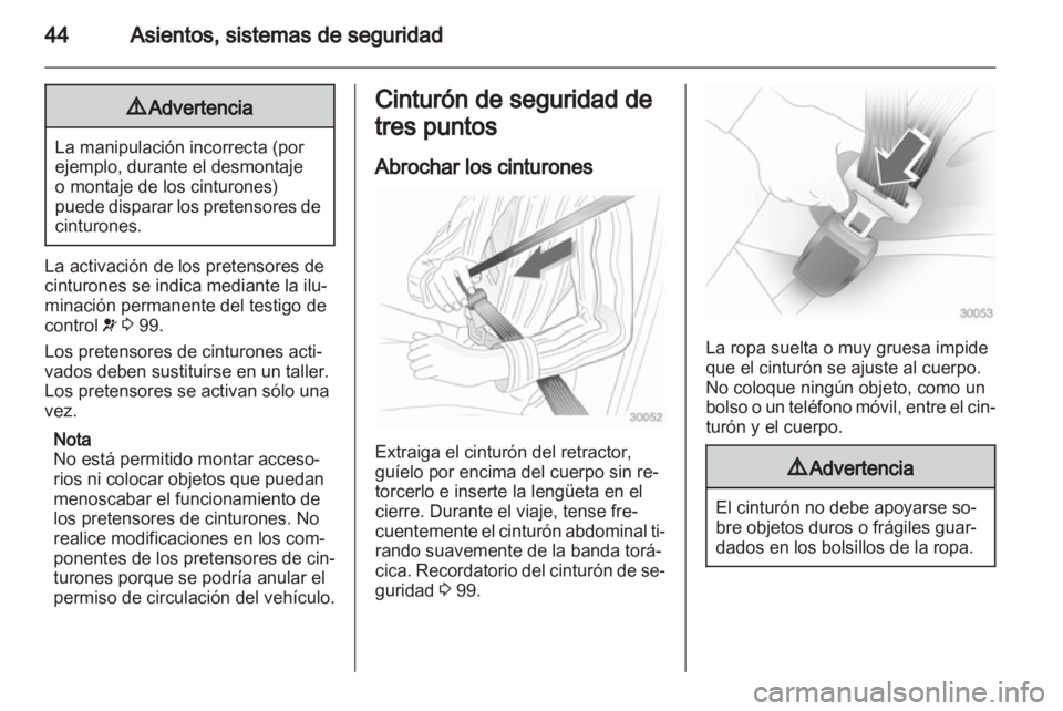 OPEL ASTRA J 2011.5  Manual de Instrucciones (in Spanish) 
