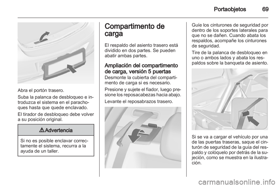 OPEL ASTRA J 2011.5  Manual de Instrucciones (in Spanish) 