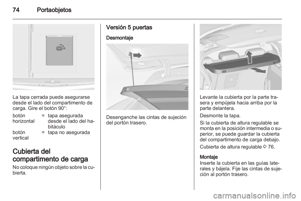 OPEL ASTRA J 2011.5  Manual de Instrucciones (in Spanish) 