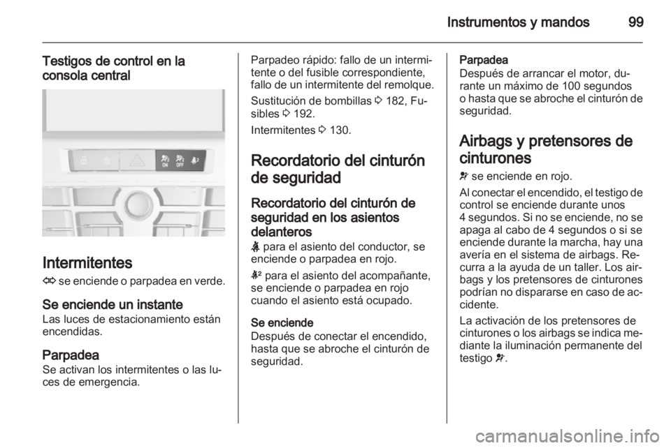 OPEL ASTRA J 2011.5  Manual de Instrucciones (in Spanish) 