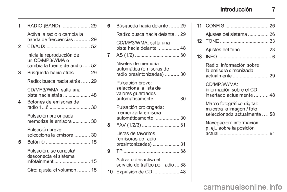 OPEL ASTRA J 2012  Manual de infoentretenimiento (in Spanish) 