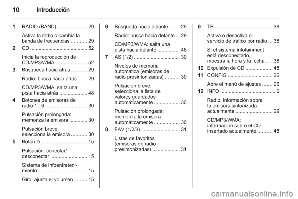 OPEL ASTRA J 2012  Manual de infoentretenimiento (in Spanish) 