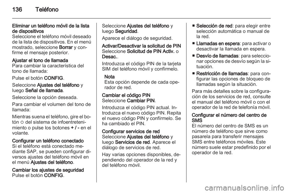 OPEL ASTRA J 2013  Manual de infoentretenimiento (in Spanish) 
