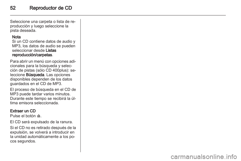 OPEL ASTRA J 2013  Manual de infoentretenimiento (in Spanish) 