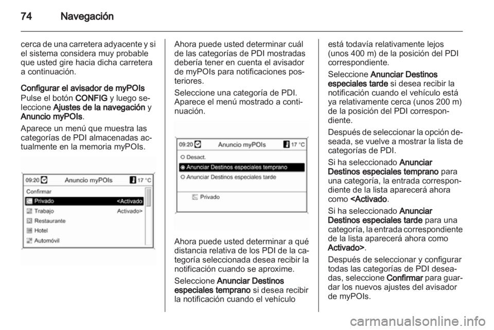 OPEL ASTRA J 2013  Manual de infoentretenimiento (in Spanish) 