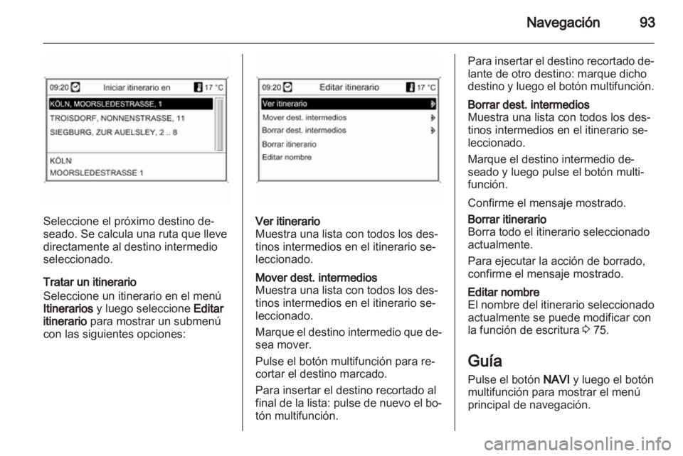 OPEL ASTRA J 2013  Manual de infoentretenimiento (in Spanish) 