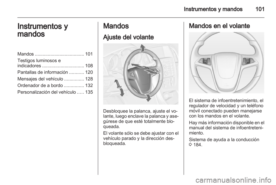 OPEL ASTRA J 2013  Manual de Instrucciones (in Spanish) 