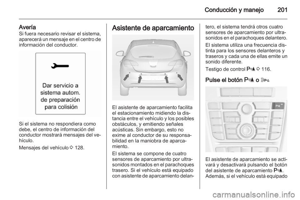 OPEL ASTRA J 2013  Manual de Instrucciones (in Spanish) 
