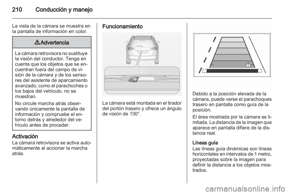 OPEL ASTRA J 2013  Manual de Instrucciones (in Spanish) 