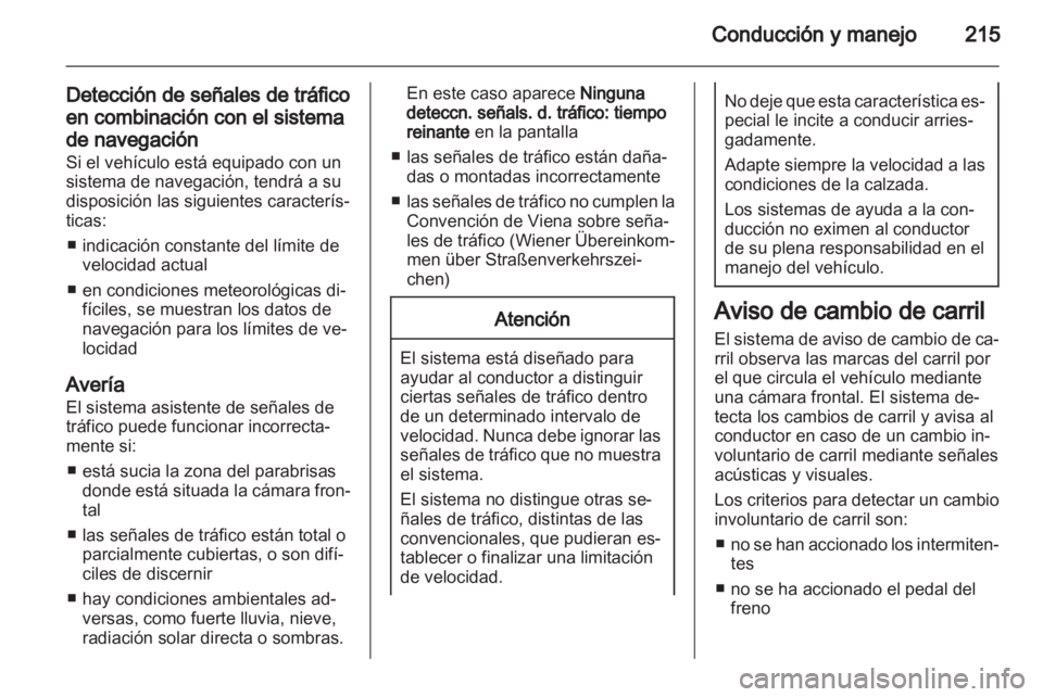 OPEL ASTRA J 2013  Manual de Instrucciones (in Spanish) 