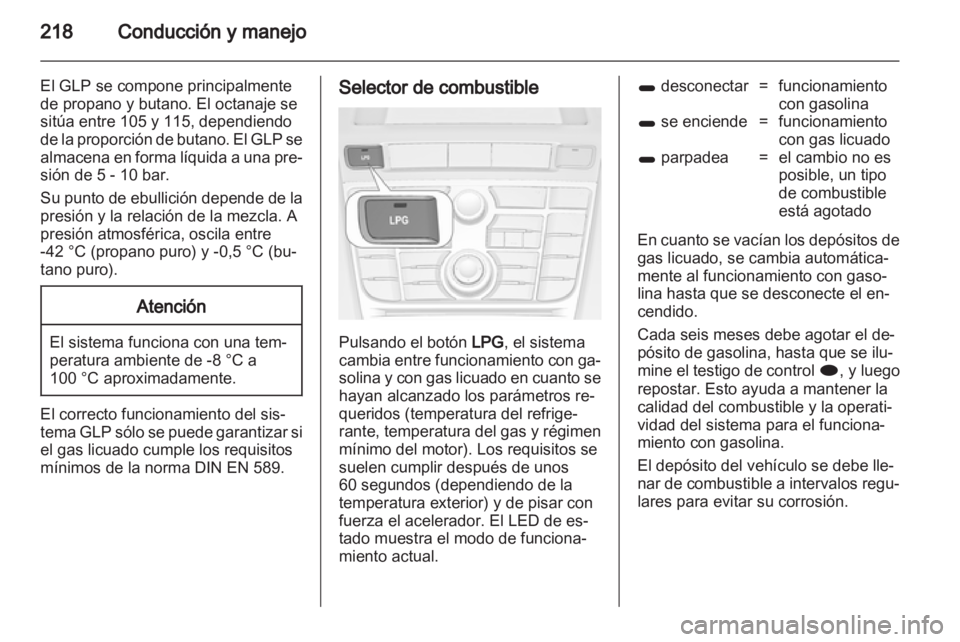 OPEL ASTRA J 2013  Manual de Instrucciones (in Spanish) 