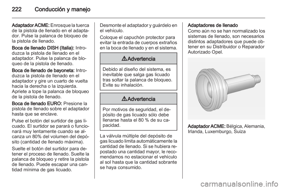 OPEL ASTRA J 2013  Manual de Instrucciones (in Spanish) 
