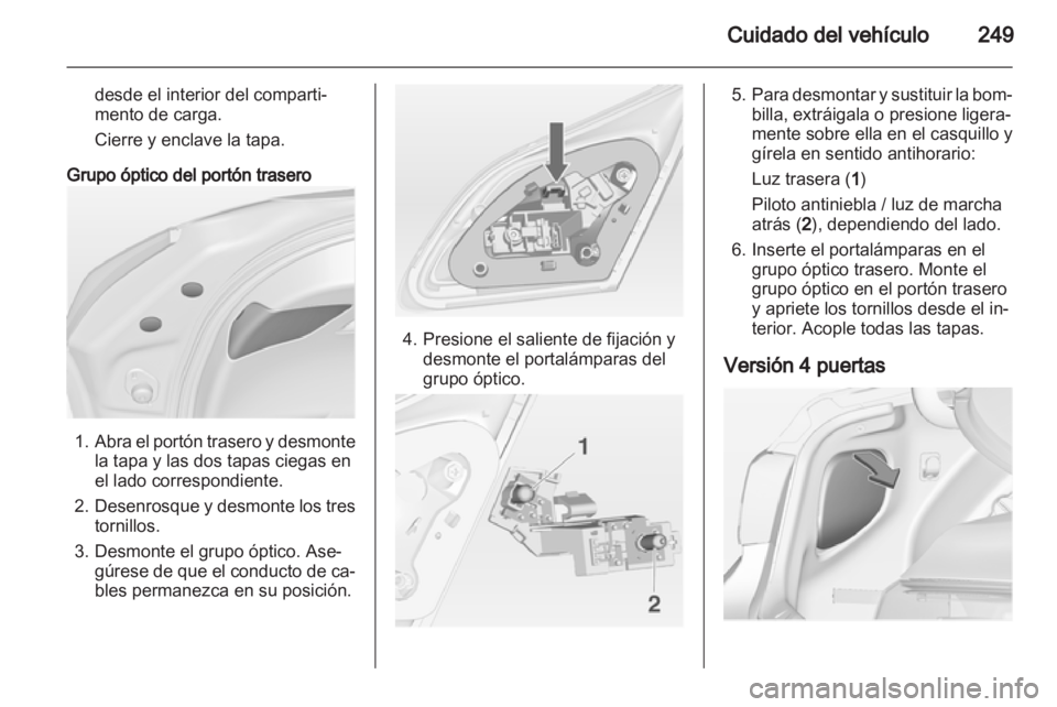 OPEL ASTRA J 2013  Manual de Instrucciones (in Spanish) 