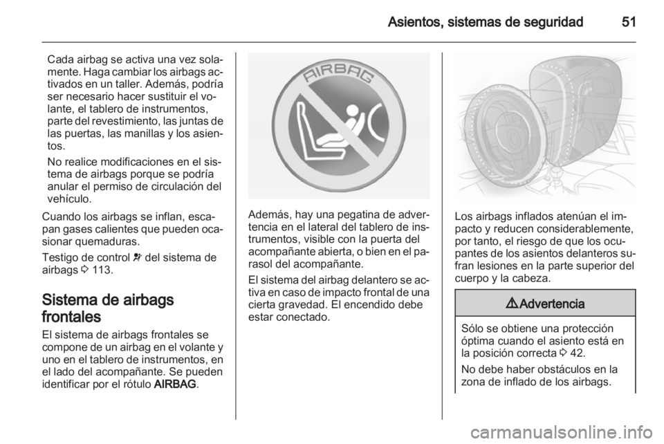 OPEL ASTRA J 2013  Manual de Instrucciones (in Spanish) 