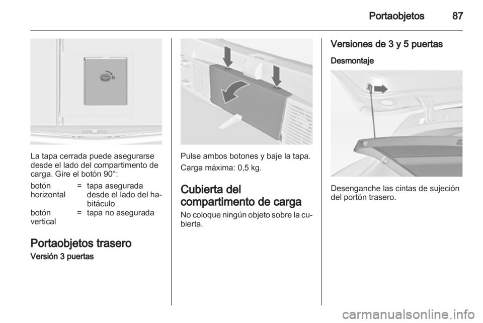 OPEL ASTRA J 2013  Manual de Instrucciones (in Spanish) 