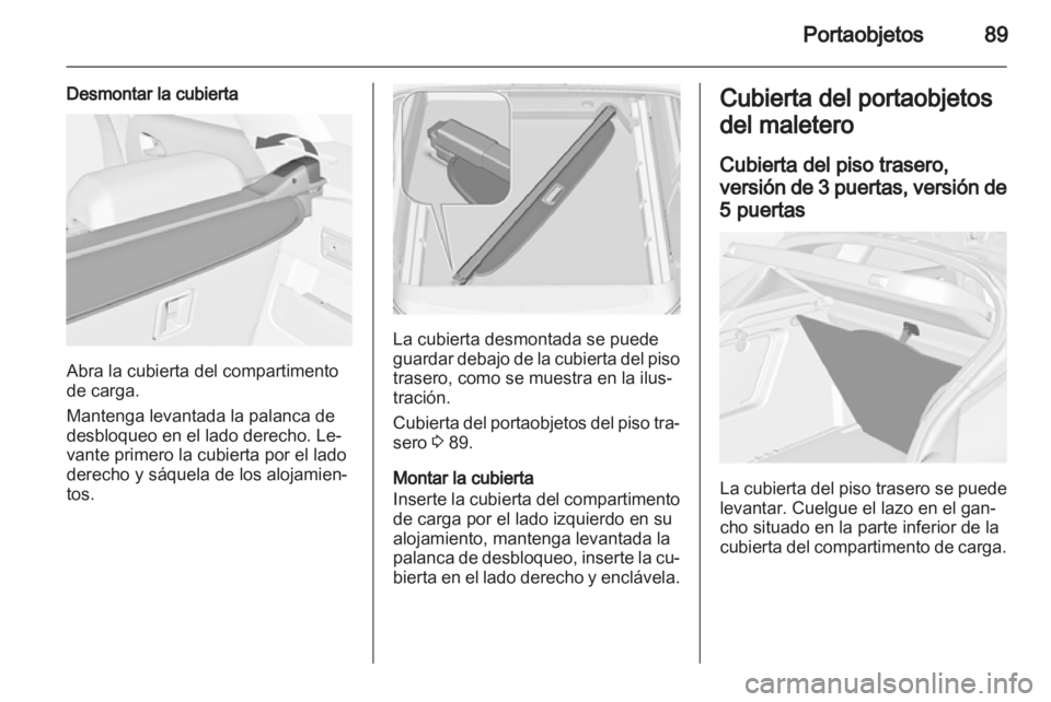 OPEL ASTRA J 2013  Manual de Instrucciones (in Spanish) 