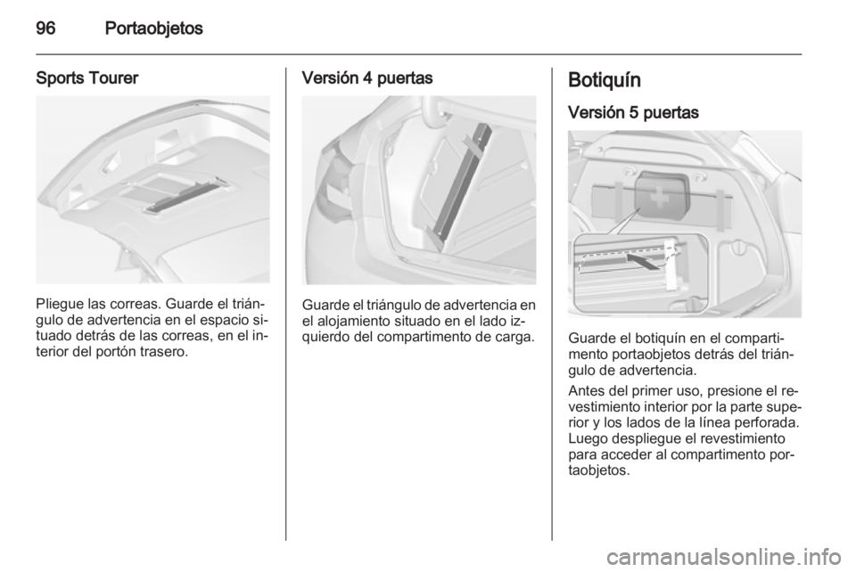 OPEL ASTRA J 2013  Manual de Instrucciones (in Spanish) 