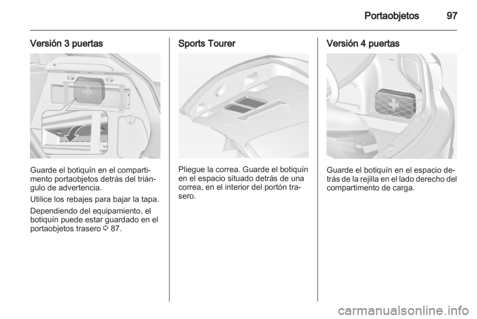 OPEL ASTRA J 2013  Manual de Instrucciones (in Spanish) 
