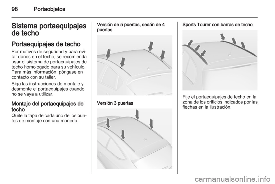 OPEL ASTRA J 2013  Manual de Instrucciones (in Spanish) 