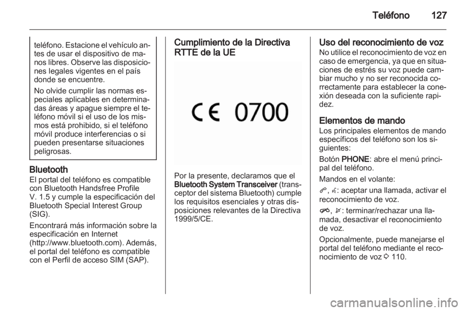 OPEL ASTRA J 2013.5  Manual de infoentretenimiento (in Spanish) 