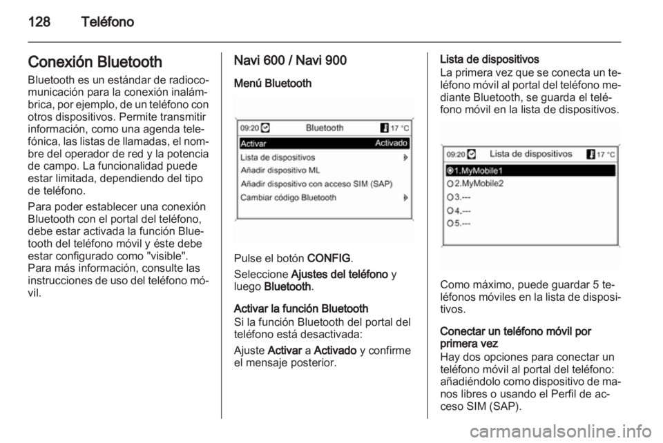 OPEL ASTRA J 2013.5  Manual de infoentretenimiento (in Spanish) 