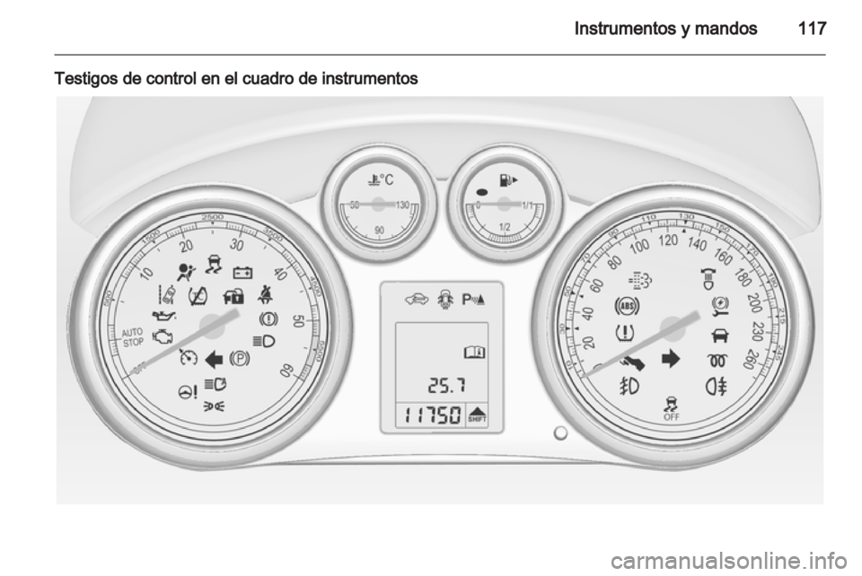 OPEL ASTRA J 2013.5  Manual de Instrucciones (in Spanish) 