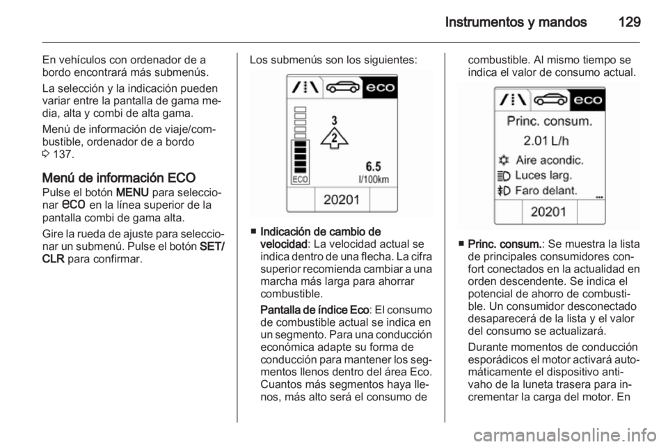 OPEL ASTRA J 2013.5  Manual de Instrucciones (in Spanish) 