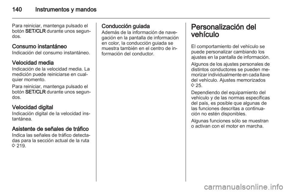 OPEL ASTRA J 2013.5  Manual de Instrucciones (in Spanish) 