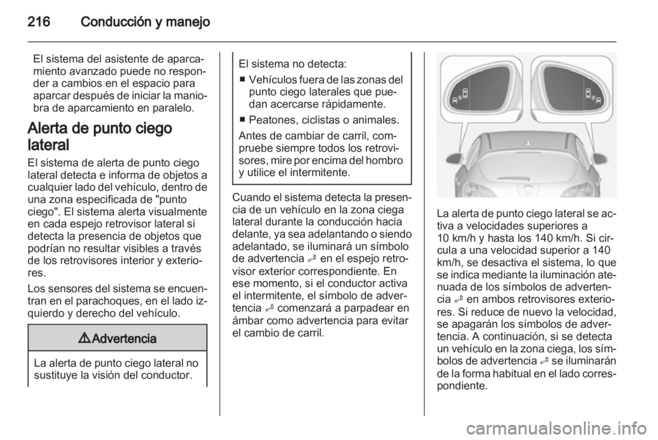 OPEL ASTRA J 2013.5  Manual de Instrucciones (in Spanish) 