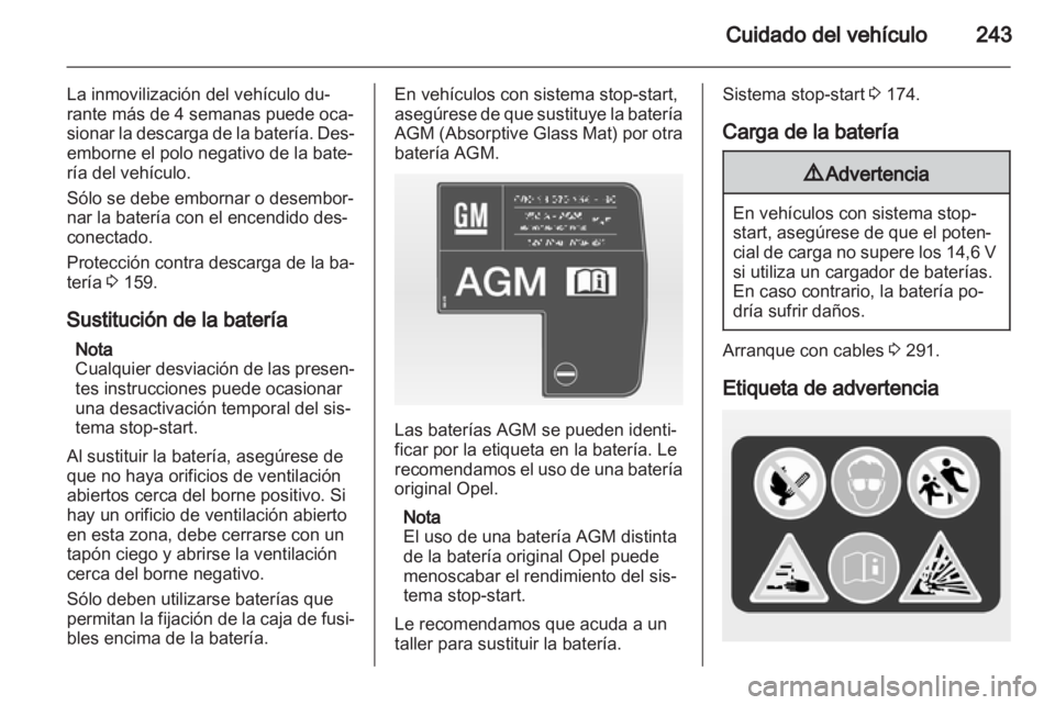 OPEL ASTRA J 2013.5  Manual de Instrucciones (in Spanish) 