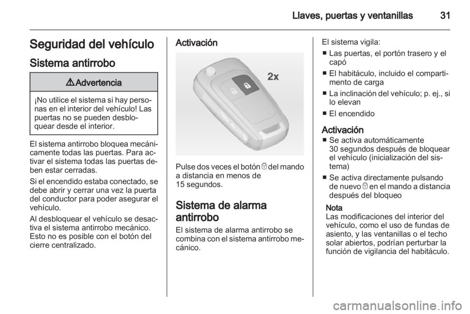 OPEL ASTRA J 2013.5  Manual de Instrucciones (in Spanish) 